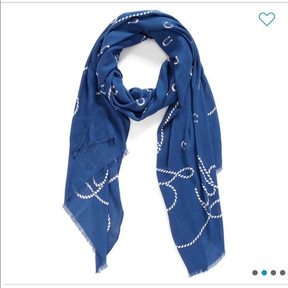 NEW • Kate Spade • Howdy Oblong Horseshoe Scarf - Picture 2 of 6